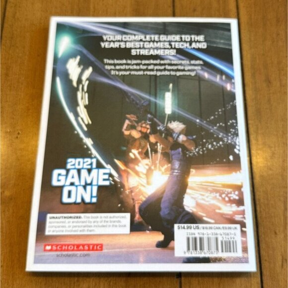 2021 Game On Video Game Guide Scholastic Paperback Written By Gamers for Gamers - Picture 2 of 14